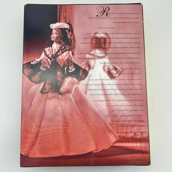 Barbie Gone With The Wind 1994 Black & White Bengaline Dress 13254 Mattel - Picture 8 of 10